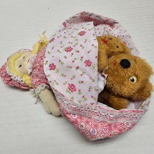 Vintage Goldilocks & The Three 3 Bears Mom Dad Baby Topsy Turvy Alma's Designs